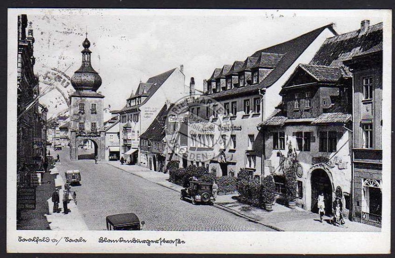 Saalfeld S. Blankenburgerstraße Gasthof 1935 