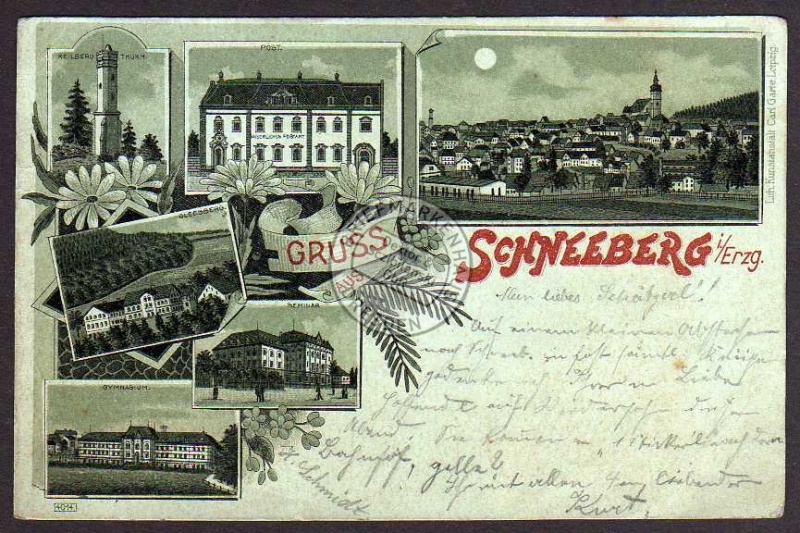 Schneeberg 1903 Seminar Gleesberg Gymnasium 