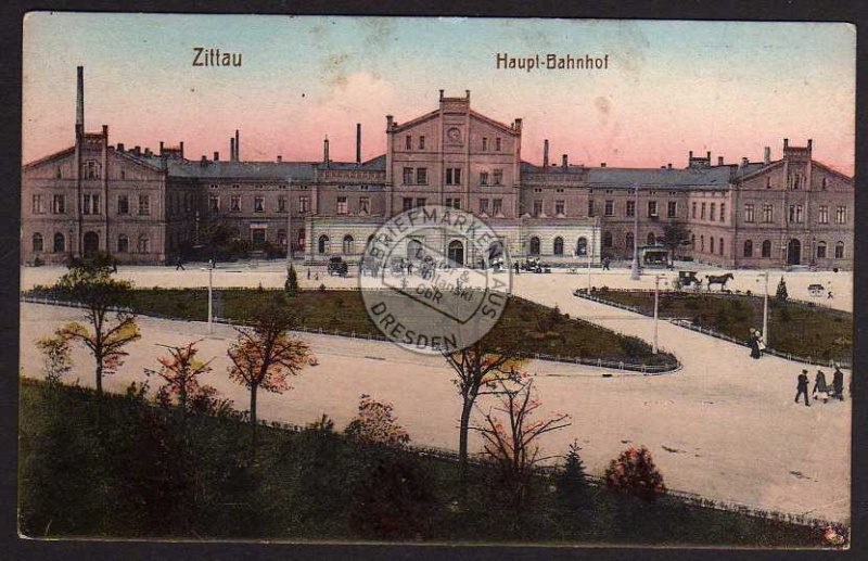 Zittau Haupt Bahnhof  1918 