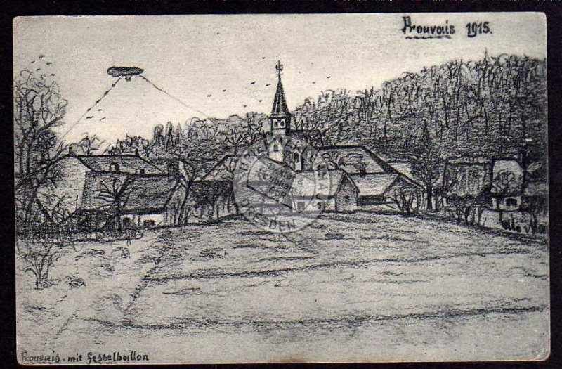 Prouvous mit Fesselballon 1915 