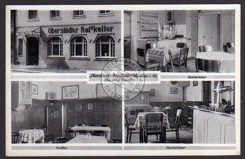Glauchau Oberstädter Ratskeller Gastzimmer 