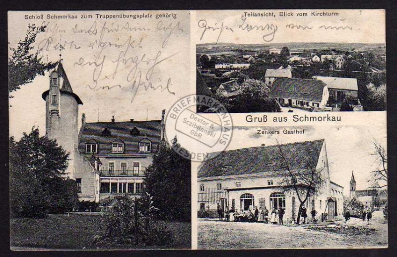 Schmorkau 1910 Zenkers Gasthof Restaurant 