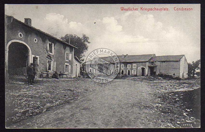 Condrexon Gehöft Frankreich 1915 Feldpost 