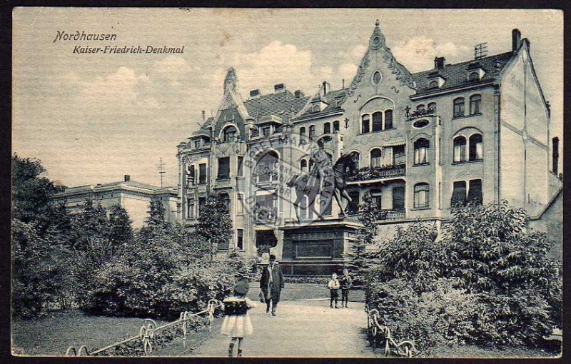 Nordhausen Kaiser Friedrich Denkmal 1916 