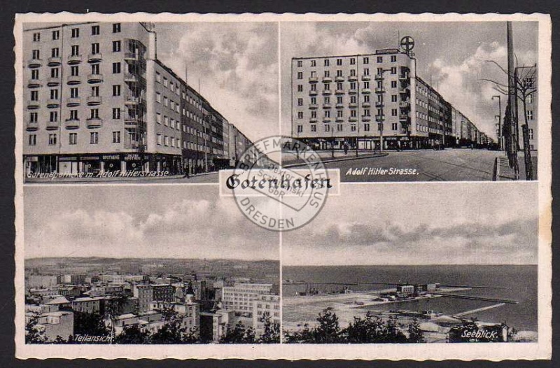 Gotenhafen Gdynia Adolf Hitler Str. Apotheke 