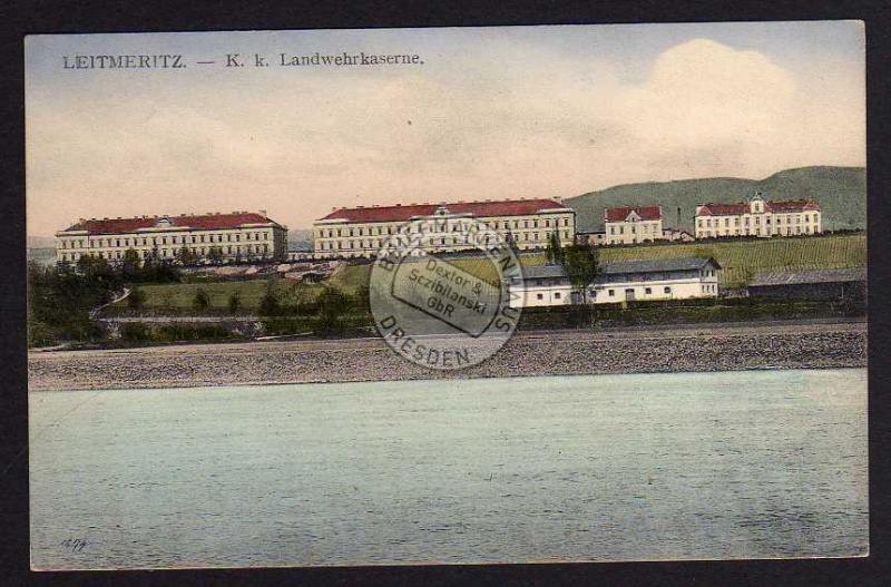 Leitmeritz K. K. Landwehrkaserne Litomerice 