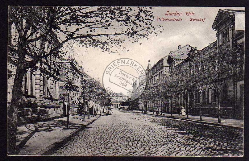 Landau in der Pfalz Bahnhof Ostbahnstraße 1909 