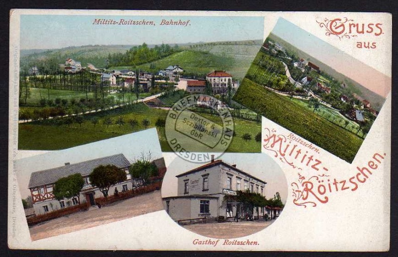 Miltitz Roitzschen Bahnhof Meißen Triebischtal 