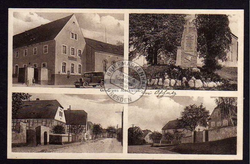 Merkwitz b. Oschatz 1935 Gasthof Restaurant 