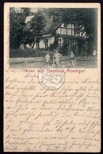 Forsthaus Mönchgut Göhren 1901 