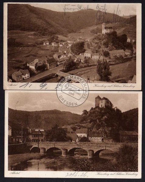 2 AK Ahrtal Kreuzberg mit Schloss 1929 