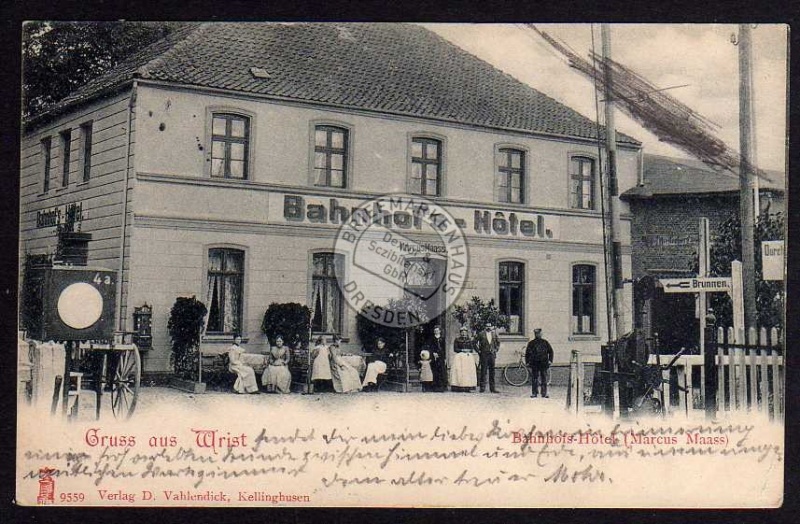 Wrist Bahnhof Hotel Marcus Maass 1902 