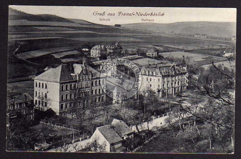 Freital Niederhäslich Schule Rathaus 