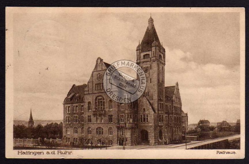 Hattingen a.d. Ruhr Rathaus 1928 