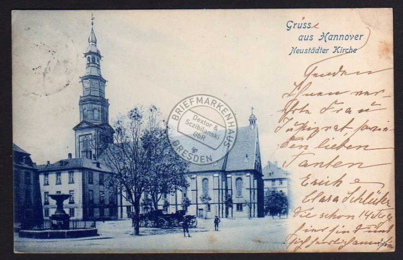 Hannover Neustädter Kirche Vollbild 1898 