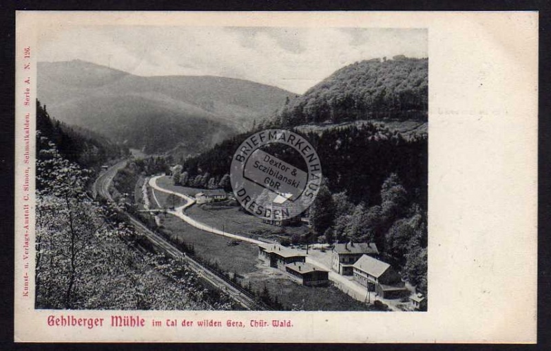 Gehlberger Mühle im Tal d. wilden Gera Thür. 