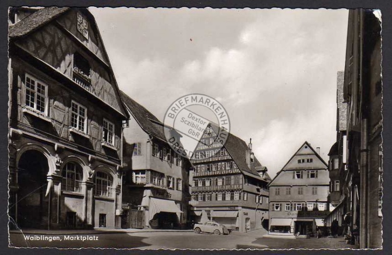 Waiblingen Marktplatz 1960 