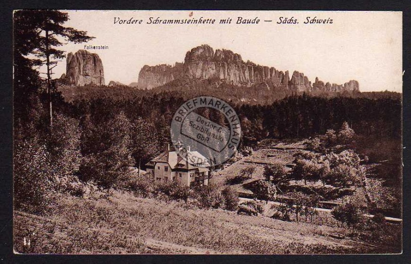 Sächsische Schweiz Vordere Schrammsteinkette 