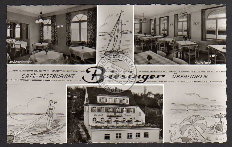 Überlingen a. Bodensee Cafe Restaurant Biesing 