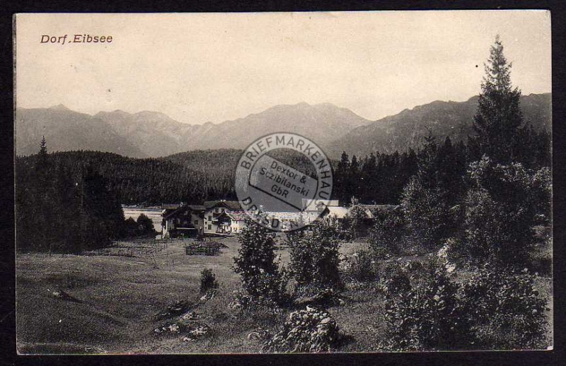 Dorf Eibsee 1907 