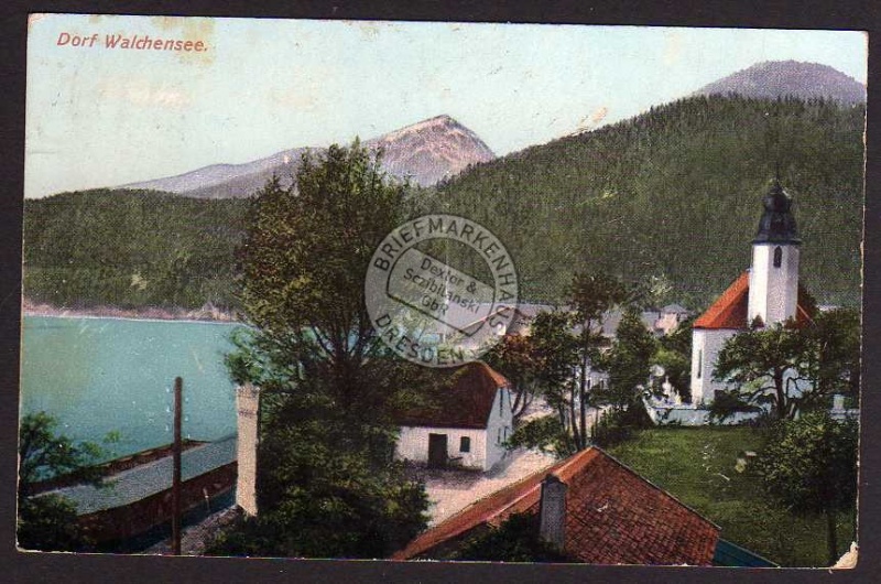 Dorf Walchensee 1921 Garmisch 