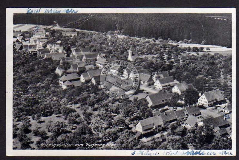 Herzogsweiler Pfalzgrafenweiler 1942 Luftbild 