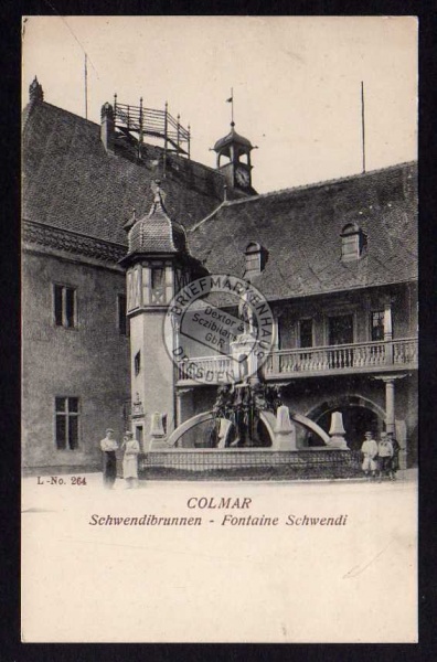 Colmar Schwendibrunnen Fontaine Schwendi 