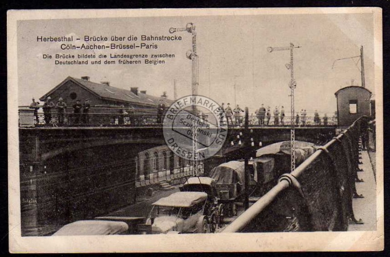 Herbesthal Brücke üb. die Bahnstrecke Köln 