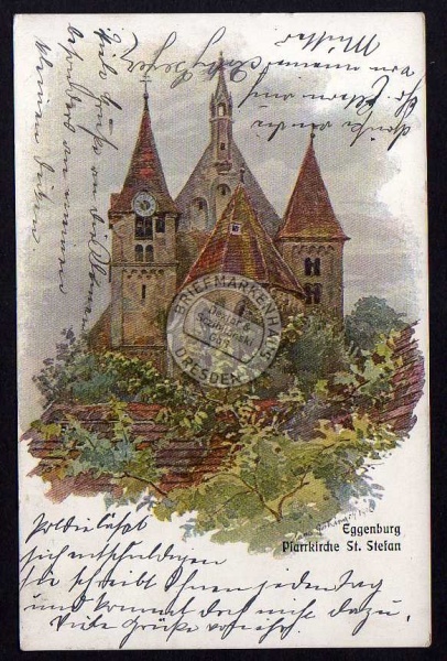 Eggenburg Pfarrkirche St. Stefan 1909 