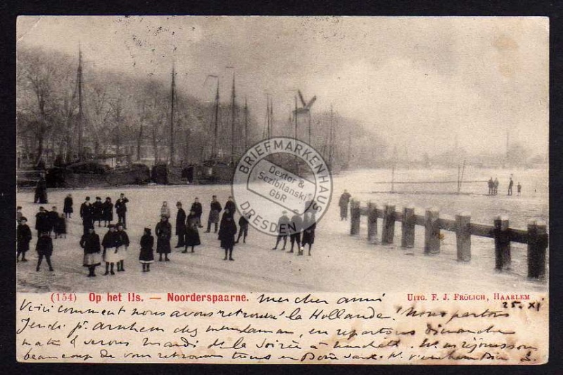 Noorderspaarne Op het Ils Hafen Mole Windmühle 