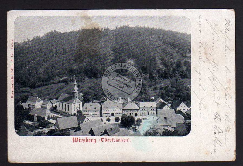 Wirsberg Oberfranken Kirche Dorfstraße 1900 