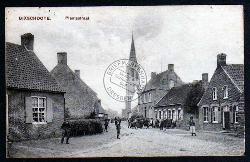 Bixschoote Langemarck 1916 Plaatsstraat 