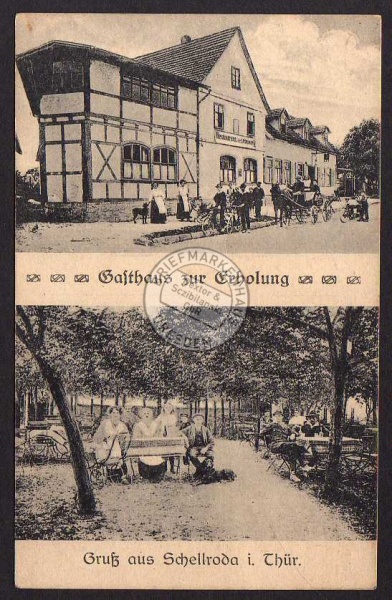 Schellroda Thür. Gasthaus zur Erholung 1919 