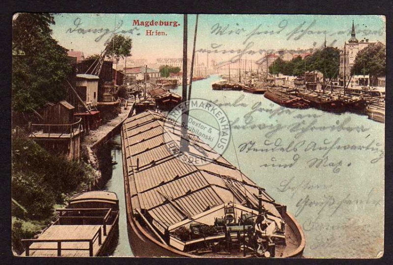 Magdeburg Hafen 1913 