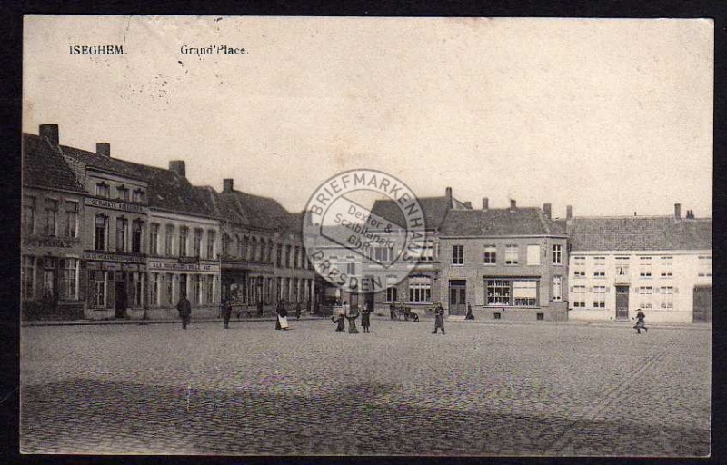 Iseghem Grand Place 1916 