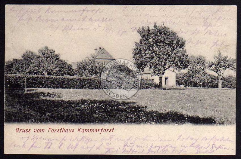 Forsthaus Kammerforst Assmannshausen  1907 