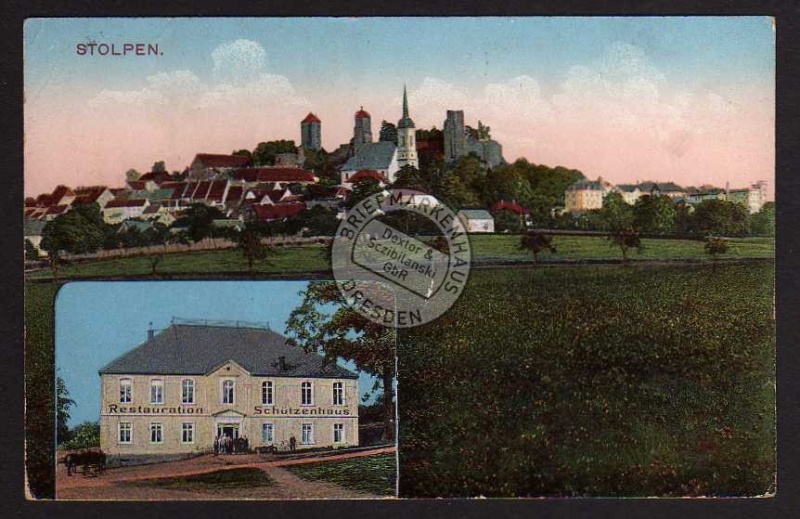 Stolpen Restauration Schützenhaus 1915 Feldpos 