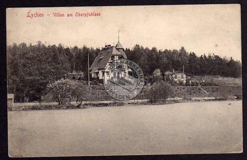 Lychen Villen am Oberpfuhlsee 1911 