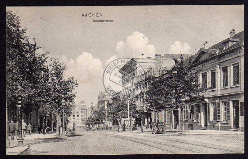 Aachen Theaterstraße 1910 