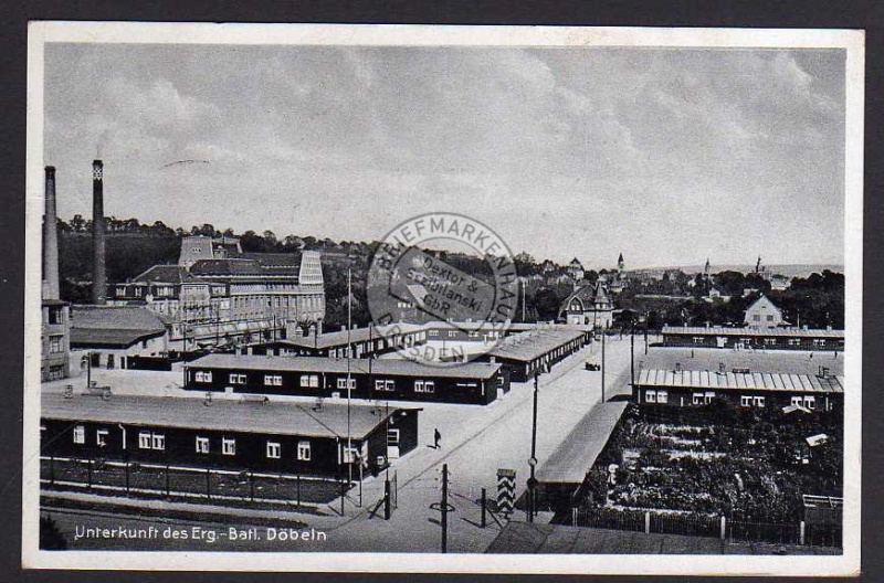 Döbeln Unterkunft des Erg.-Batl. 