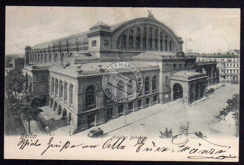 Berlin Anhalter Bahnhof 1906 