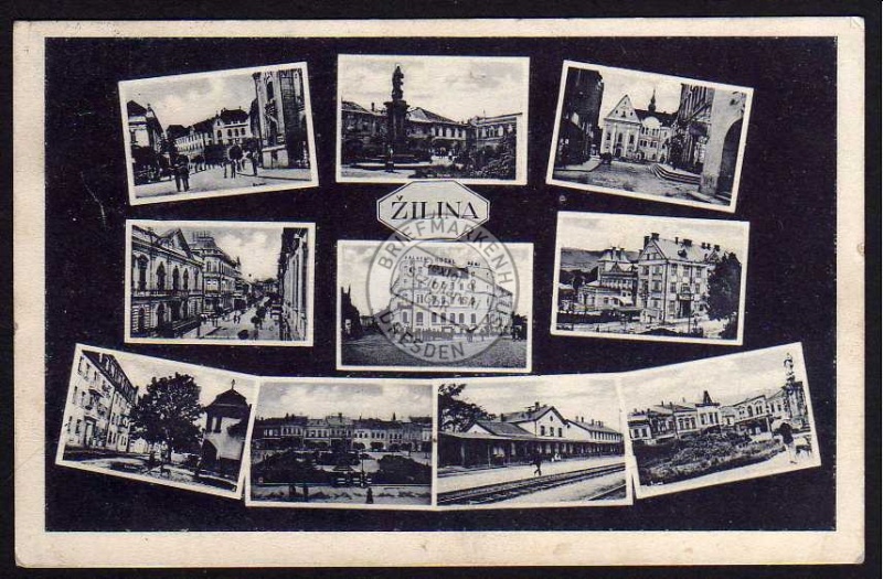Zilina Žilina Hotel Bahnhof Straße 1931 