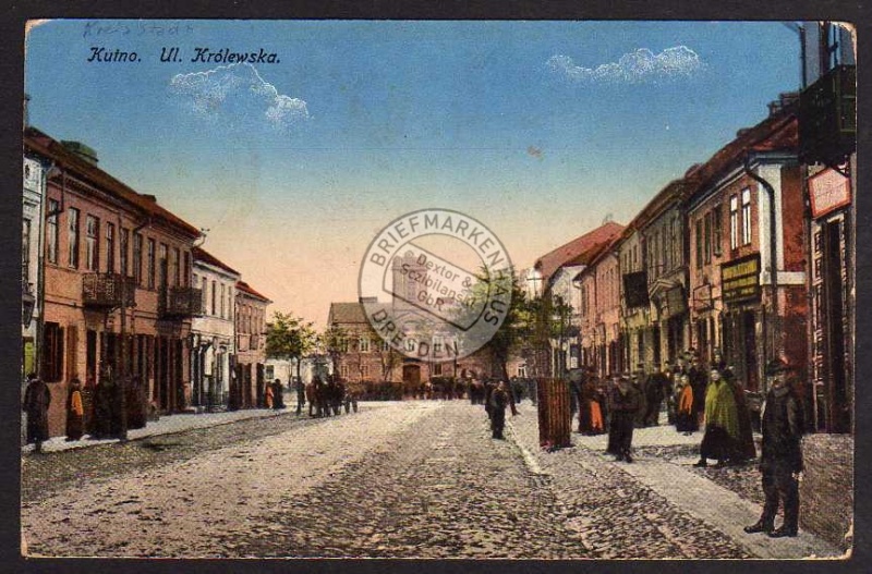 Kutno Ul. Krolewska 1916 