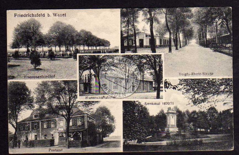 Friedrichsfeld b. Wesel 1918 oigts Rhetz Str. 