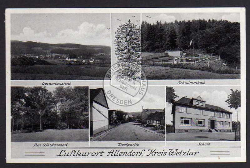 Allendorf Kr. Wetzlar Schwimmbad Schule 