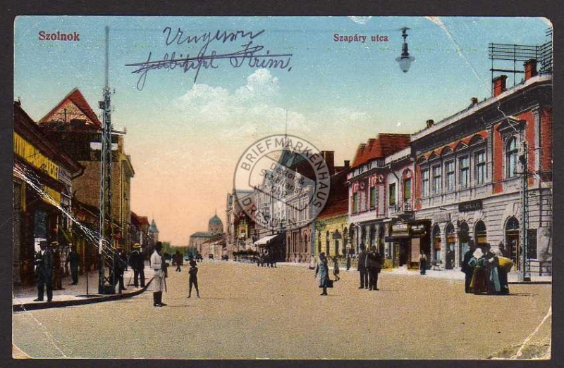 Szolnok Szapary utca 1918 