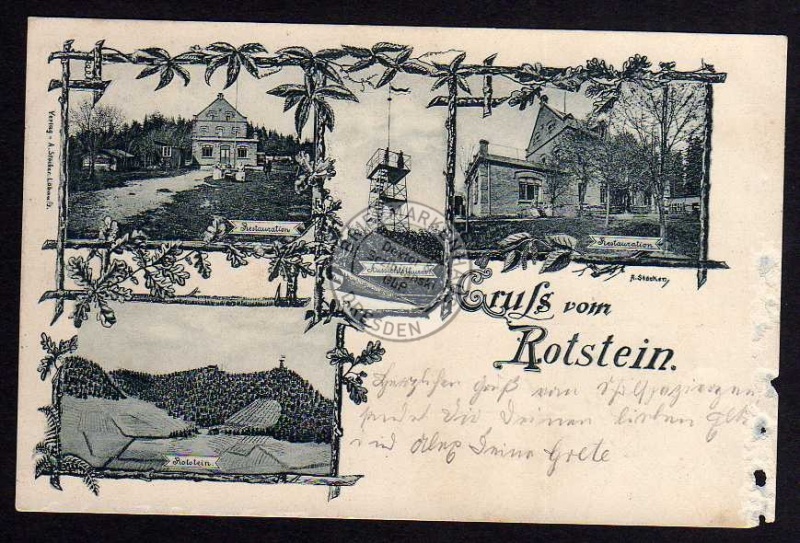 Rotstein 1900 Aussichtsturm Restauration 