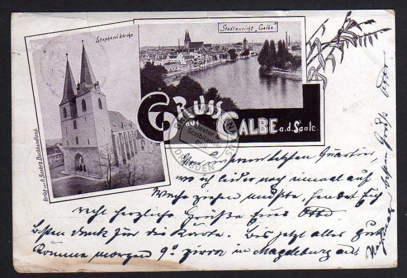 Calbe a.d. Saale Stephanikirche 1909 