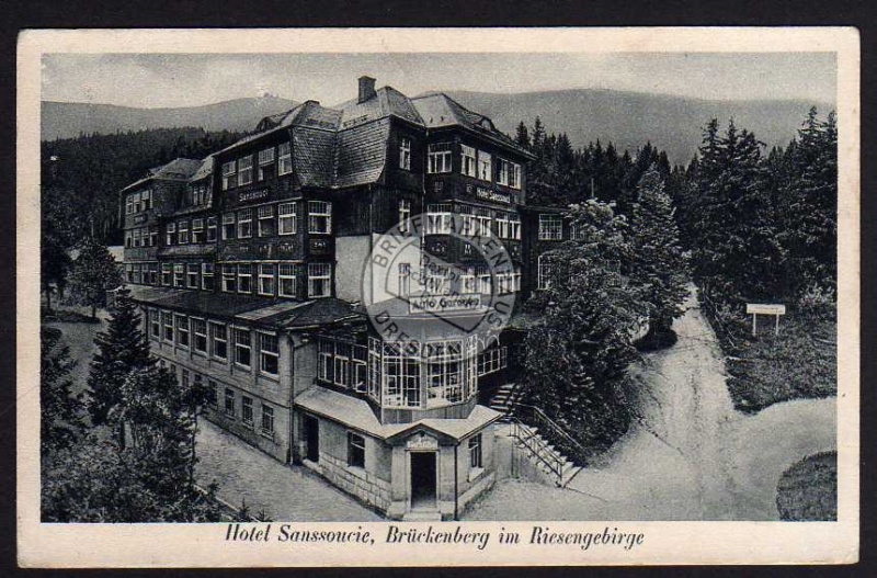 Brückenberg Riesengebirge Hotel Sanssoucie 