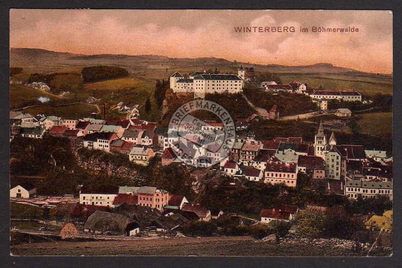 Winterberg Böhmerwald mit Schloß 1915 